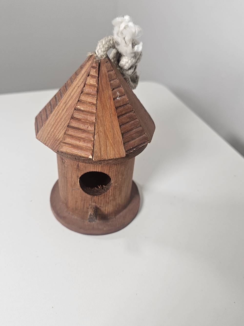 Miniature Outdoor Amish Style Wooden Birdhouse